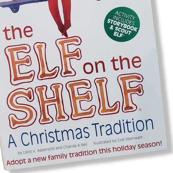 The Elf on the Shelf A Christmas Tradition Book & Blue-Eyed Boy Scout Elf - Picture 9 of 14